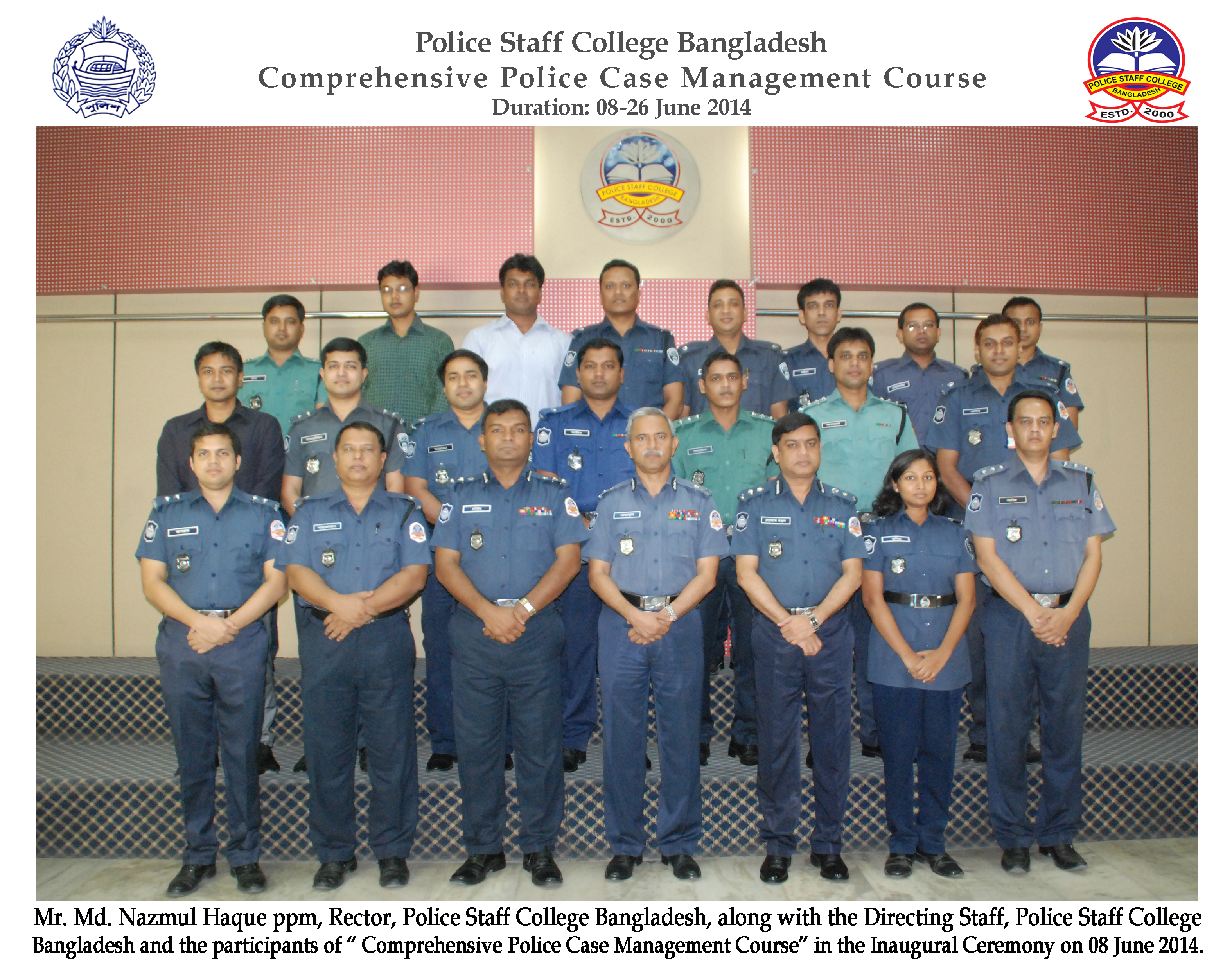 Participant of 3rd Comprehensive Police Case Management Course