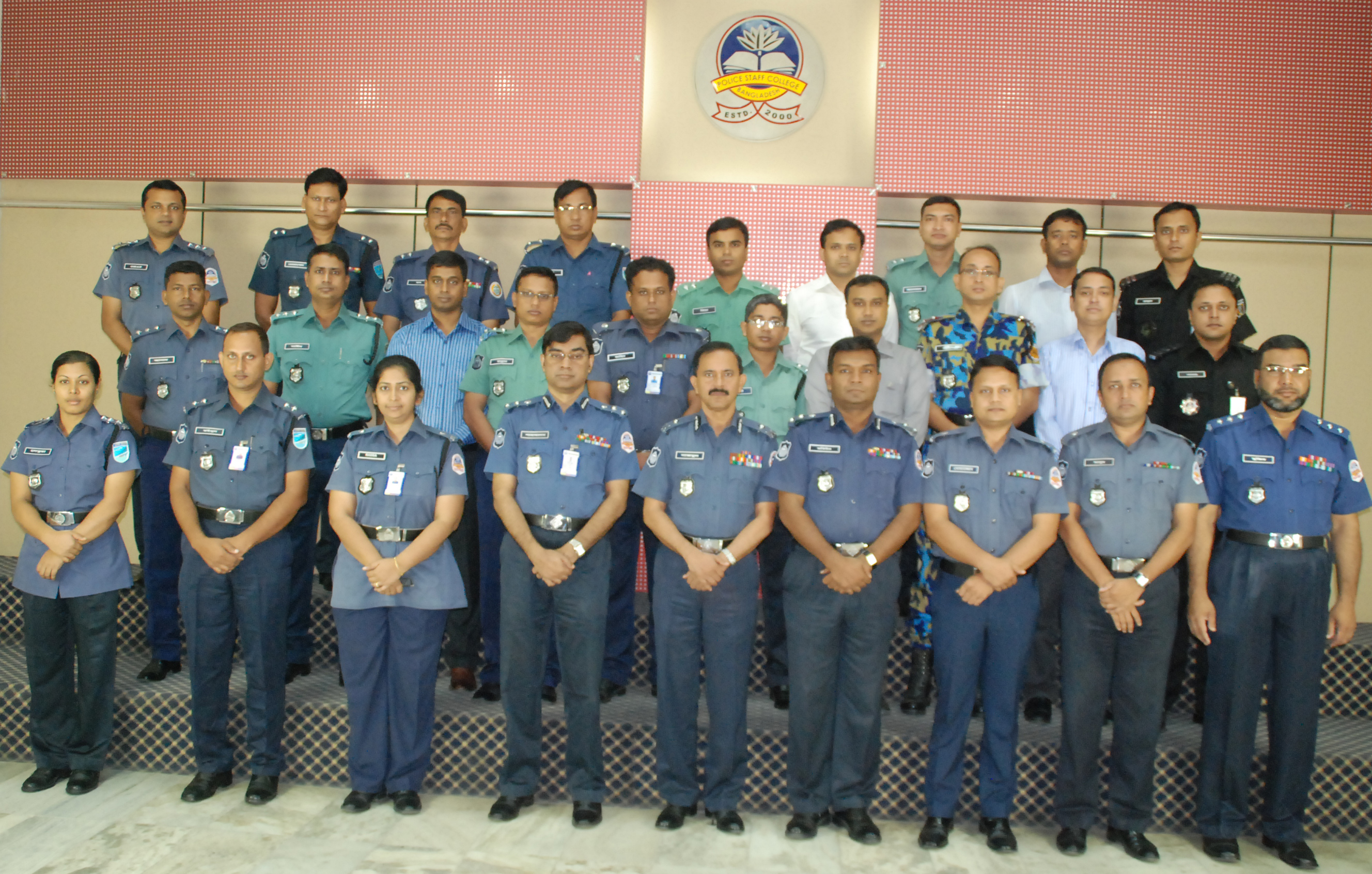 Participant of 19th Police Management Certificate Course. 