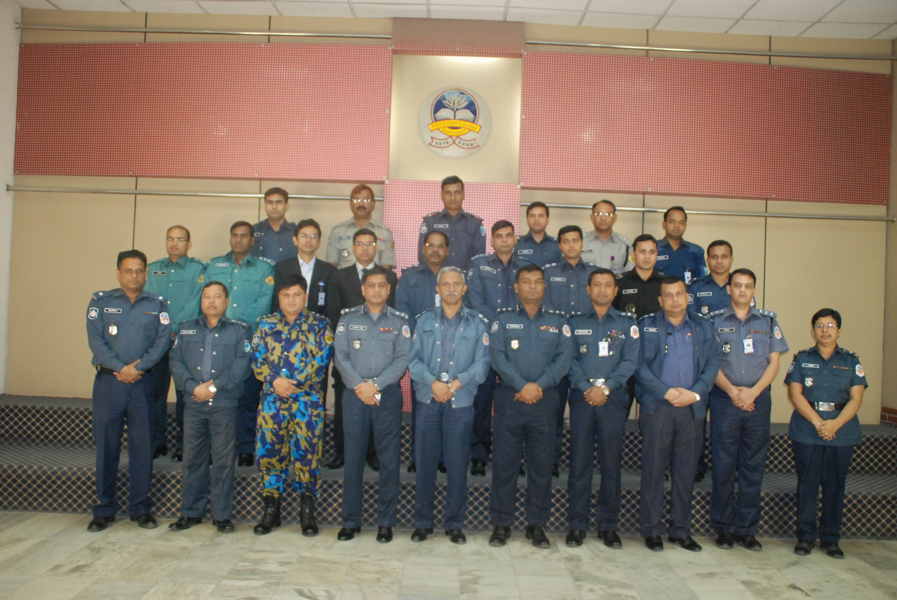 Participant of 24th Police Management Certificate Course. 