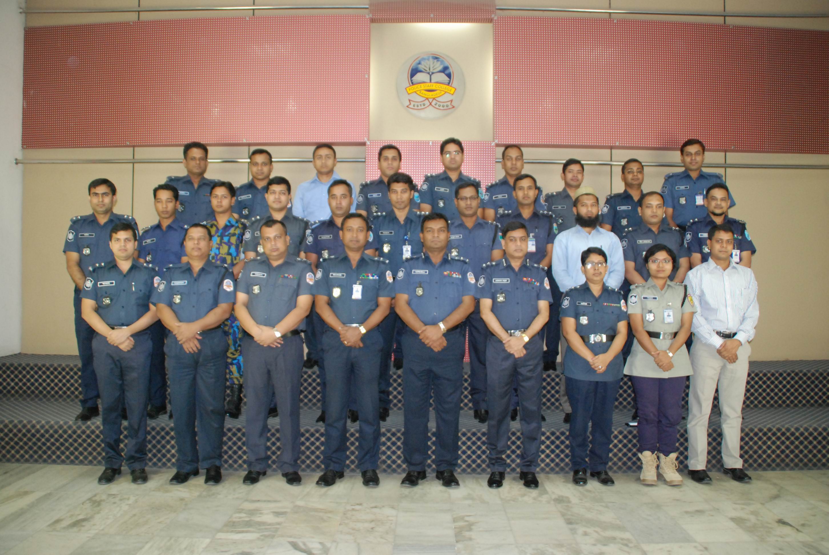 Participant of 25th Police Management Certificate Course. 