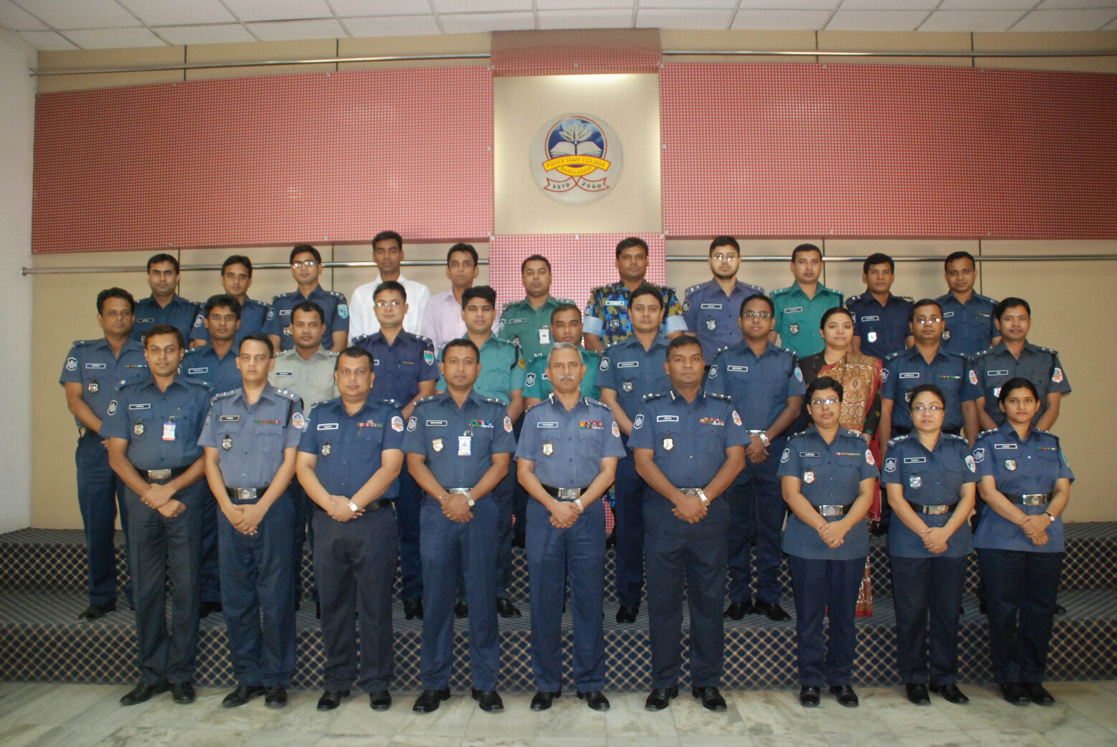 Participant of 26th Police Management Certificate Course. 