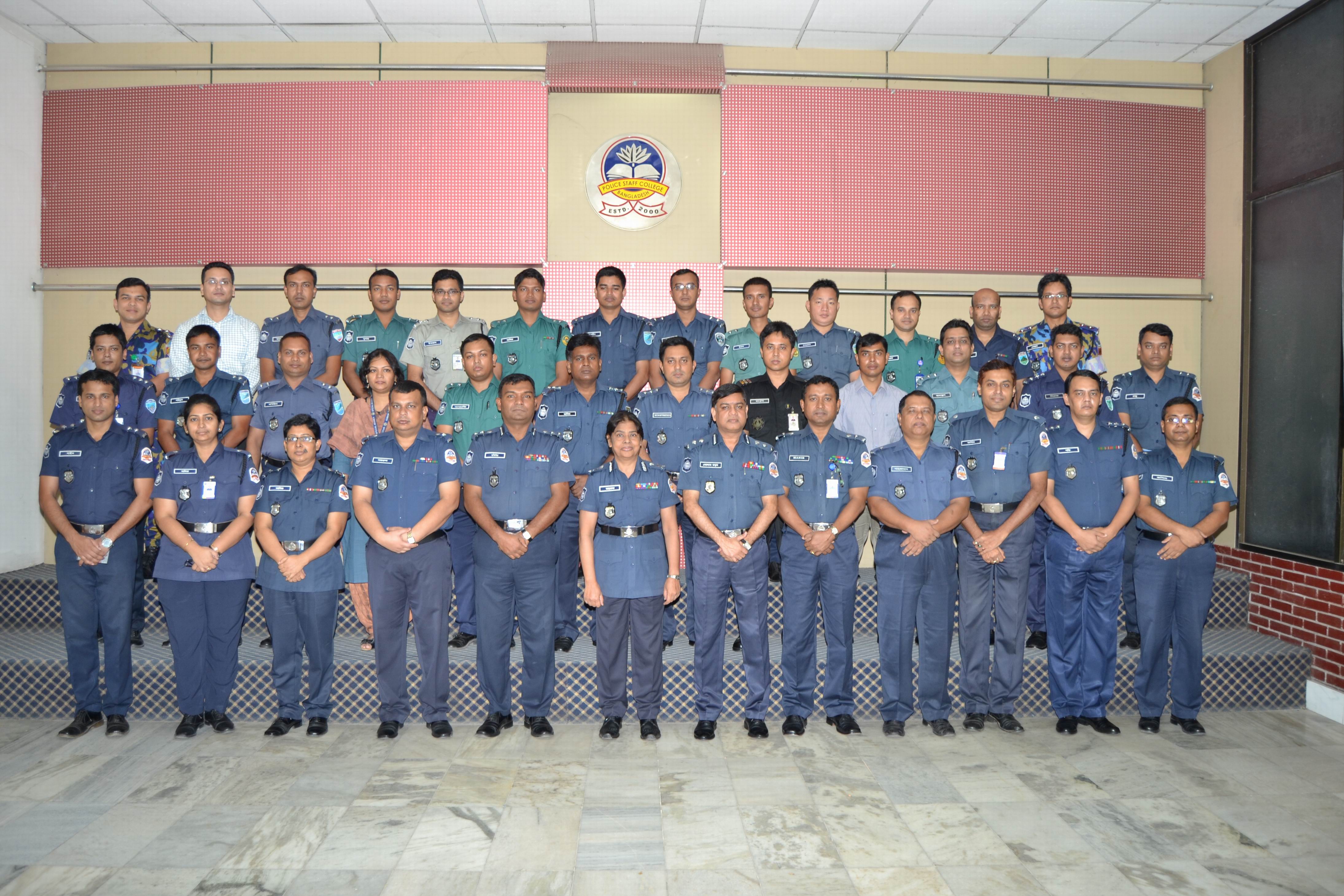 Participant of 28th Police Management Certificate Course. 