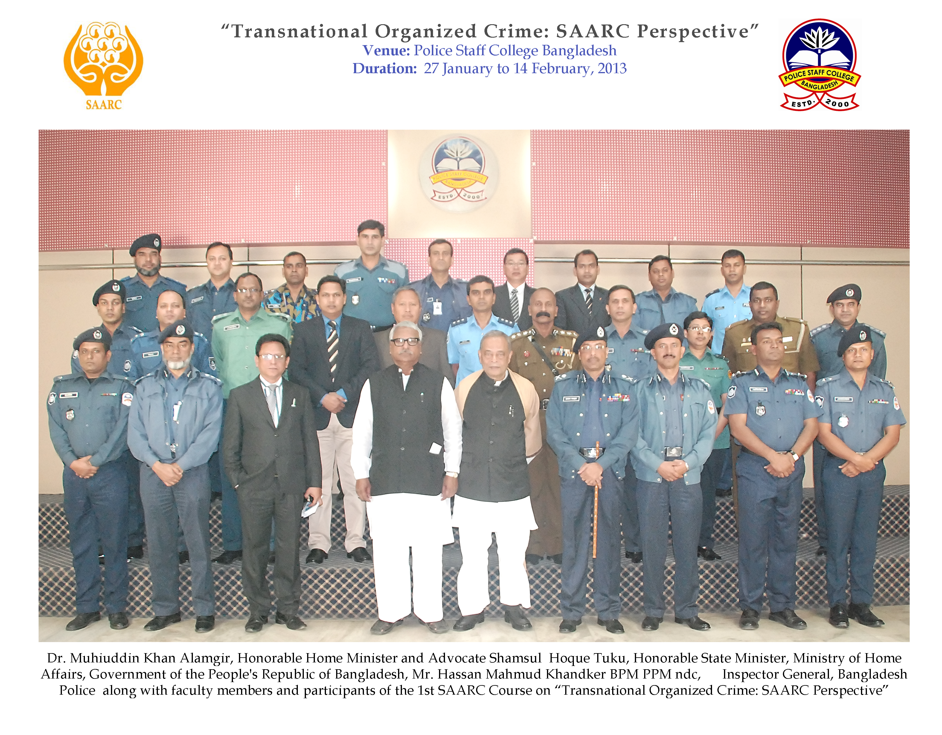 Participant of 1st Transnational Organized Crime: SAARC Perspective